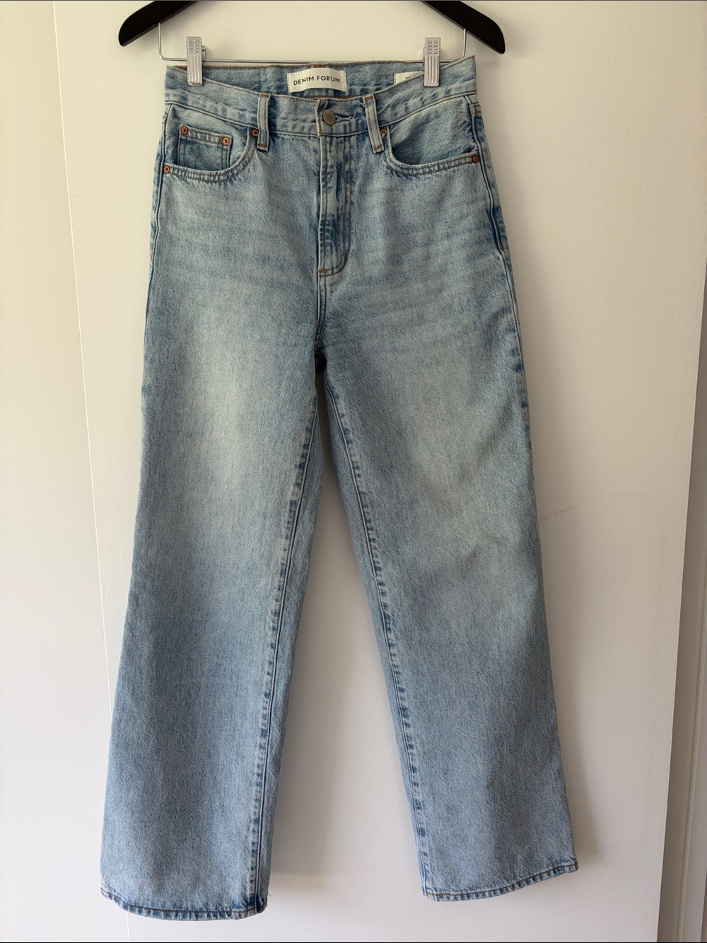 DENIM FORUM Aritzia Farrah High Rise Wide Leg Jean Sz 25